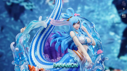 One Piece You Wu & Spades K & Long Hu Studio Shirahoshi Resin Statue