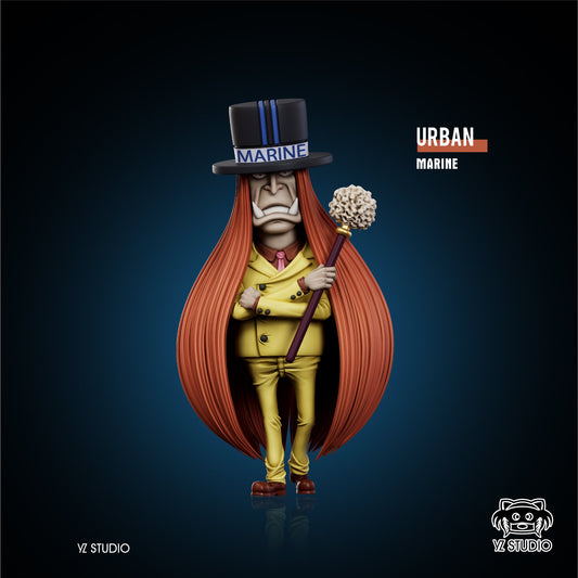 One Piece Yz Studio  Marine Urban WCF Scale Resin Statue