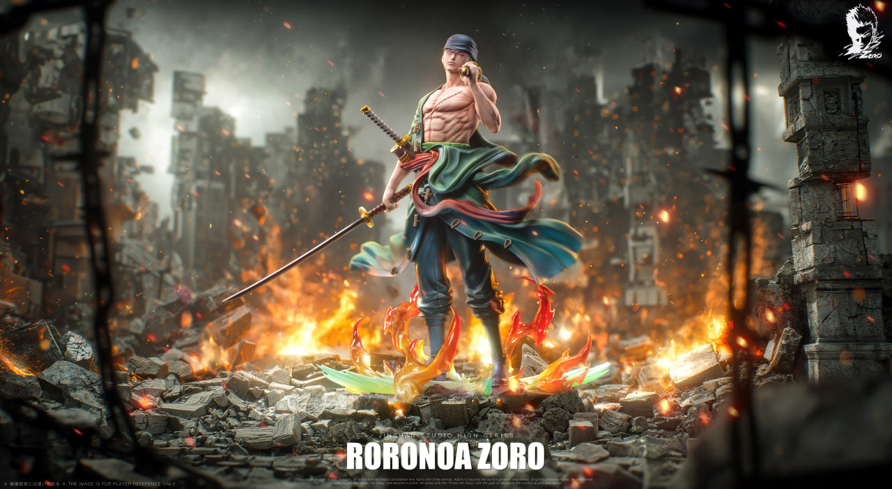 One Piece Zoro Studio Roronoa Zoro Resin Statue