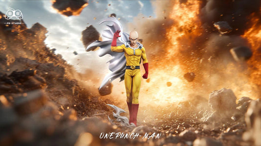 One Punch Man PG Studio Saitama & Genos Resin Statue