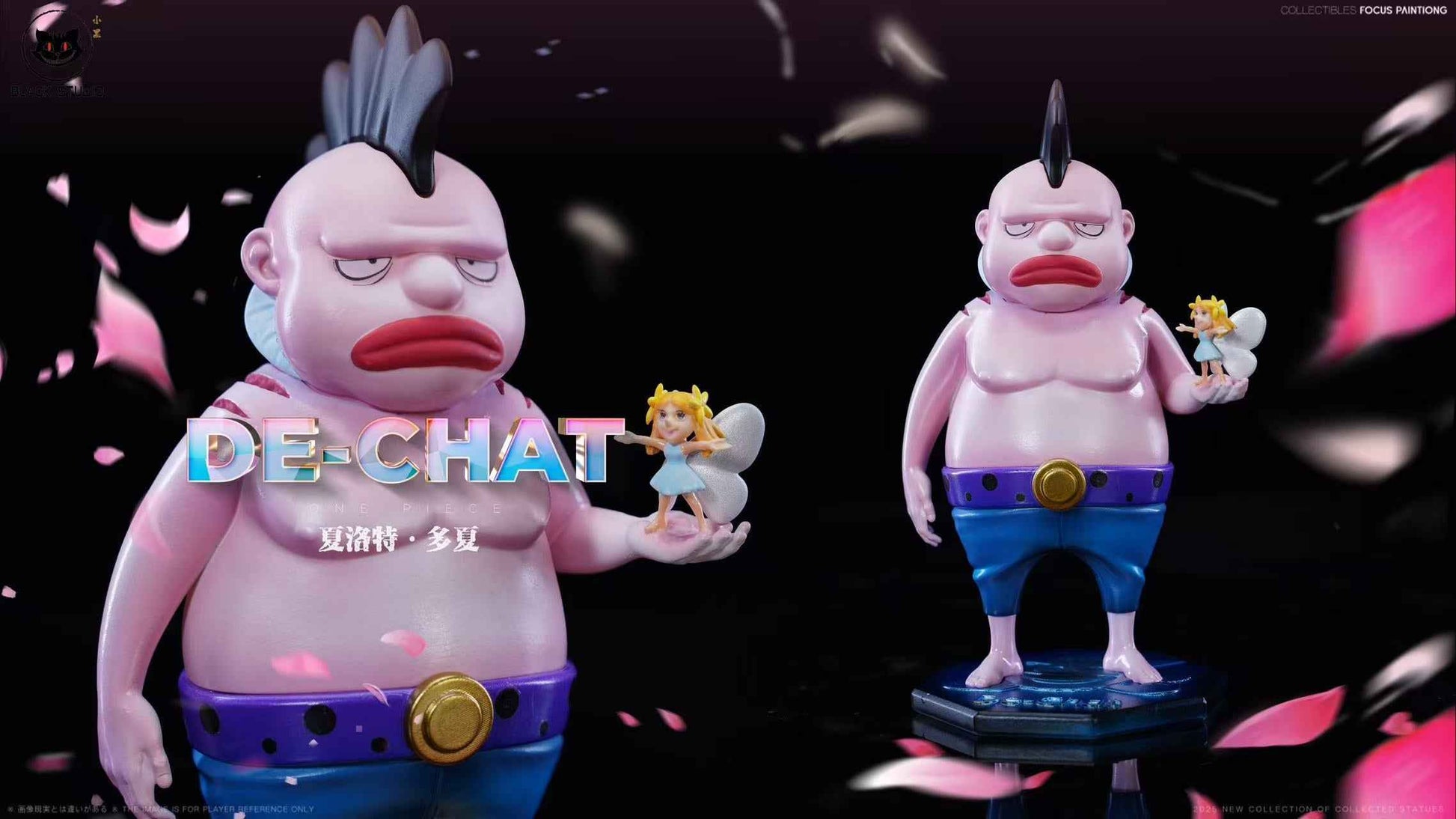 One Piece Black Studio Charlotte Compo & Charlotte De-Chat Resin Statue