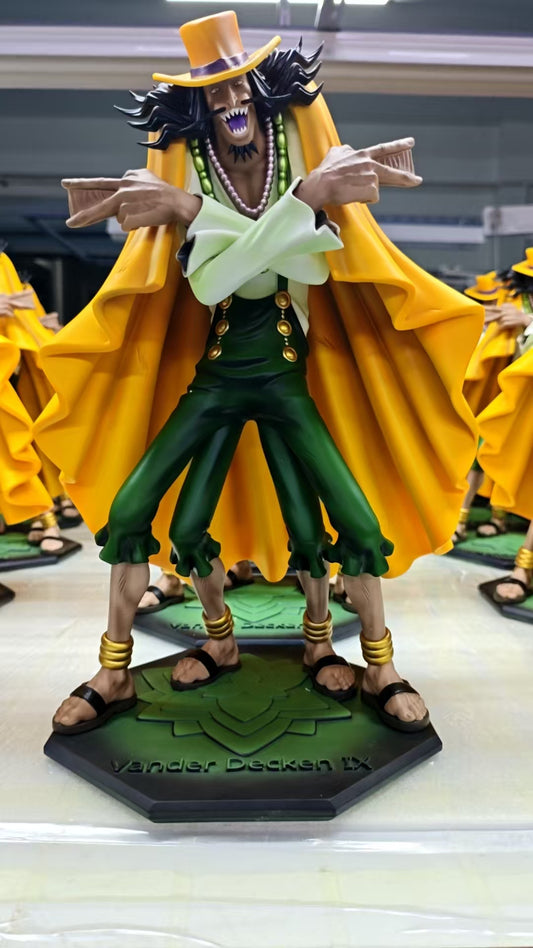 One Piece Black Studio Vander Decken IX Resin Statue - Santoryu Resins Collectors