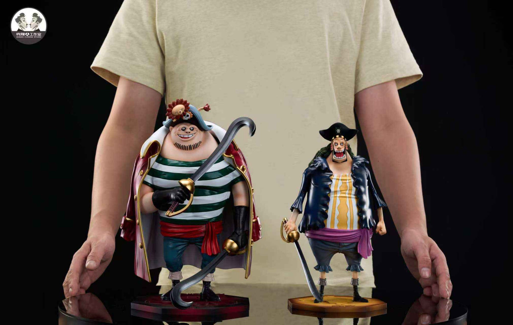 One Piece ~ Clone Studio ~ Blondie & A.O. ~ Resin Statue - Santoryu Resins Collectors