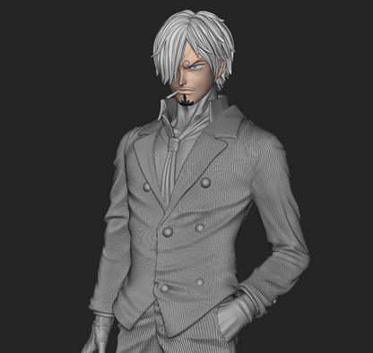 One Piece DX Studio Vinsmoke Sanji Resin Statue