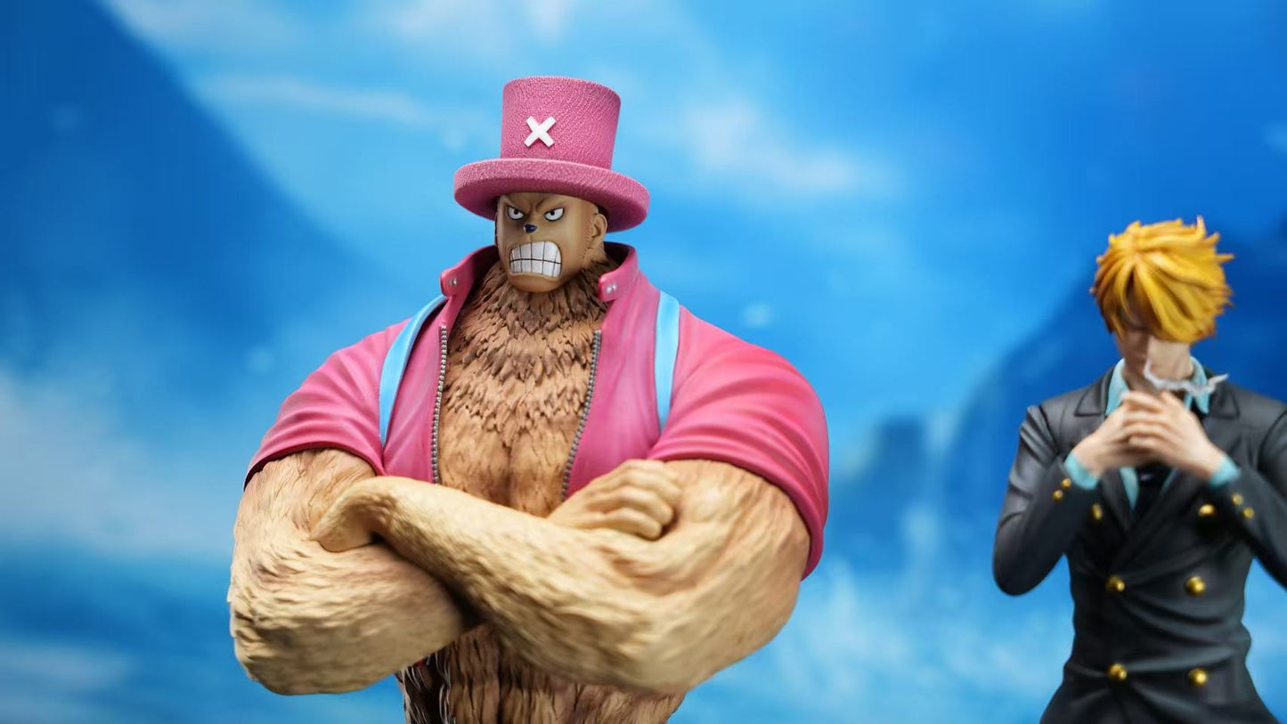 One Piece Dream Lab Studio Tony Tony Chopper & Vinsmoke Sanji Resin Statue