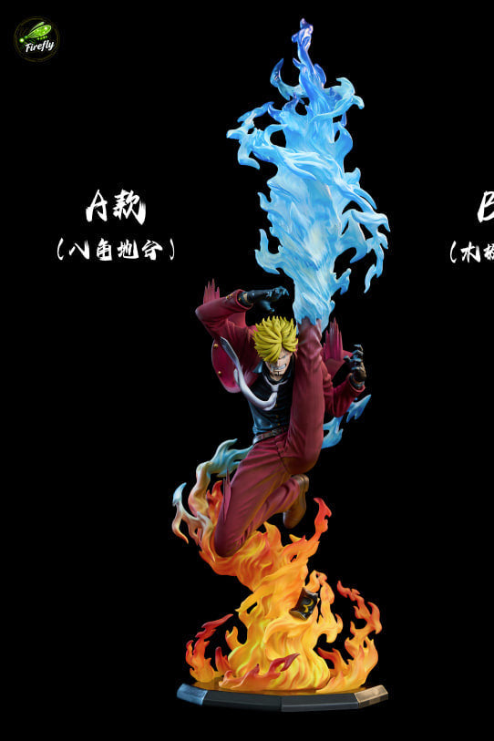 One Piece Firefly Studio Sanji Demon Wind Kick Resin Statue