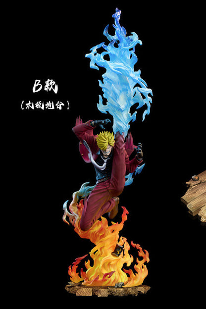 One Piece Firefly Studio Sanji Demon Wind Kick Resin Statue