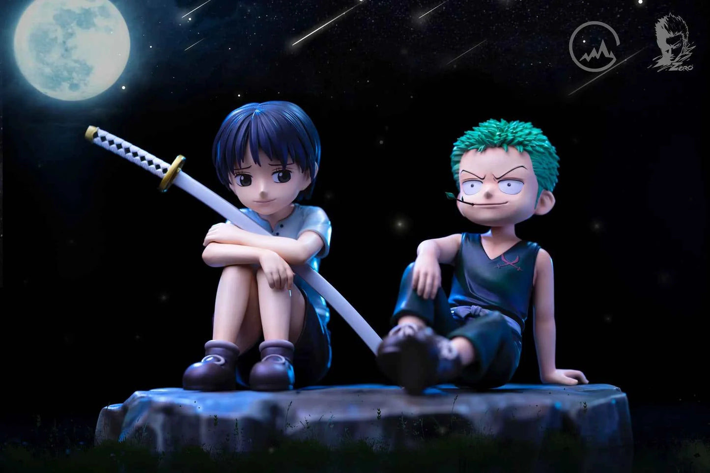 One Piece ~ GG Studio ~ Childhood Kuina & Roronoa Zoro ~ Resin Statue - Santoryu Resins Collectors