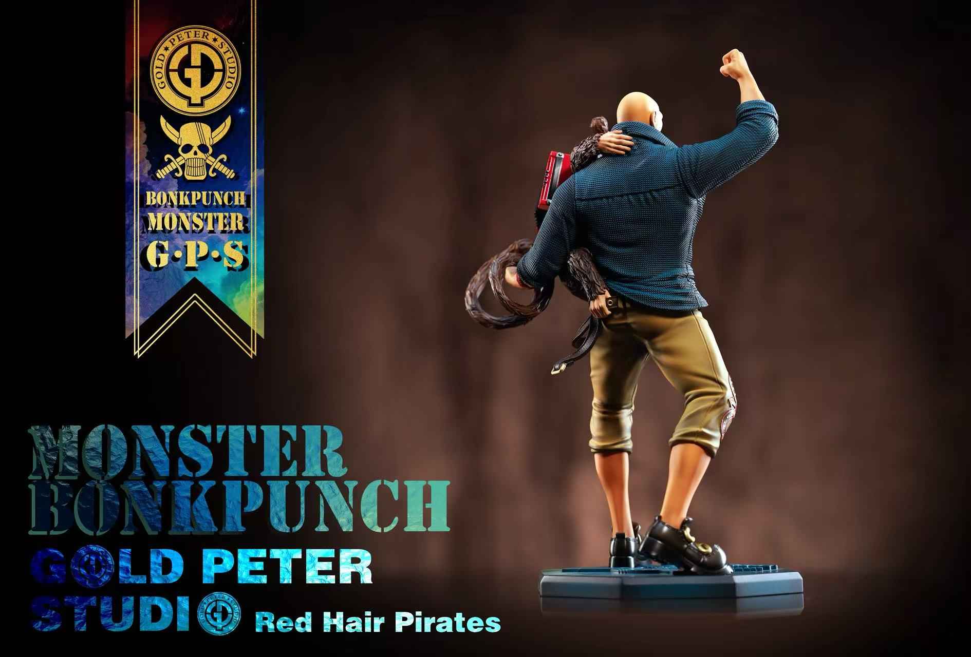 One Piece Gold Peter Studio "GPS" Bonk Punch & Monster Resin Statue