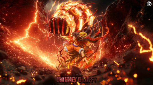 One Piece LZ Studio Gear Third Fire Fist Monkey D. Luffy Resin Statue