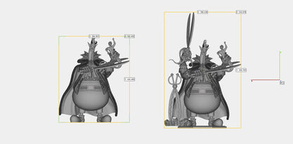 One Piece Long Hu Studio Gecko Moria Resin Statue
