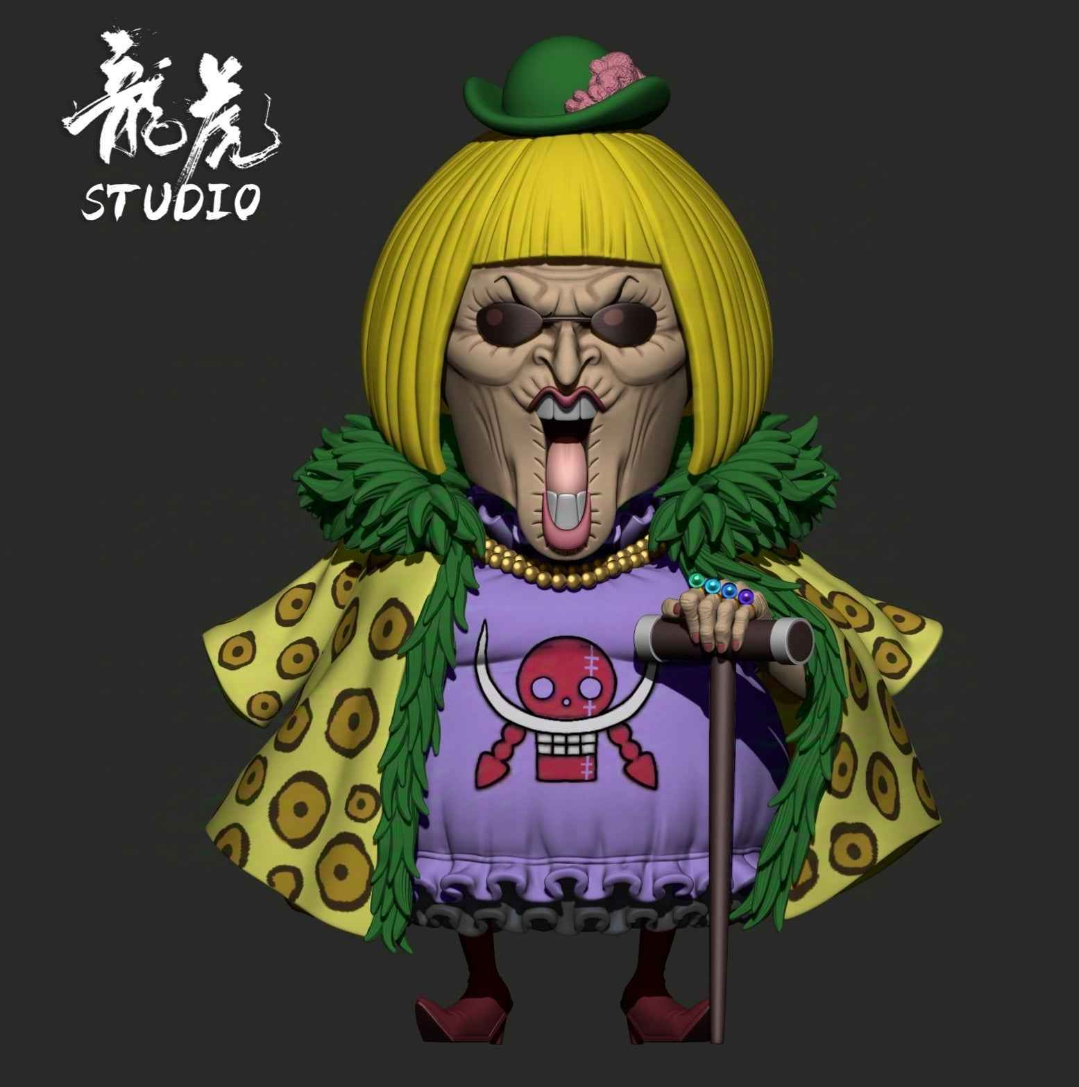One Piece Long Hu Studio Miss Buckingham Stussy "Miss Buckin" Resin Statue