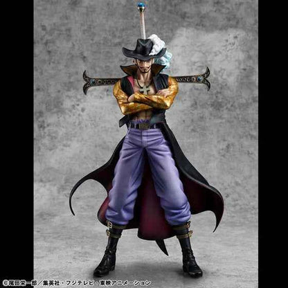 One Piece MegaHouse Dracule Mihawk Excellent Model Portrait Of Pirates DX 1/8 Ver. R Licensed PVC Figure