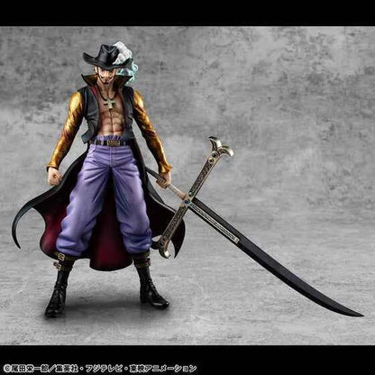 One Piece MegaHouse Dracule Mihawk Excellent Model Portrait Of Pirates DX 1/8 Ver. R Licensed PVC Figure