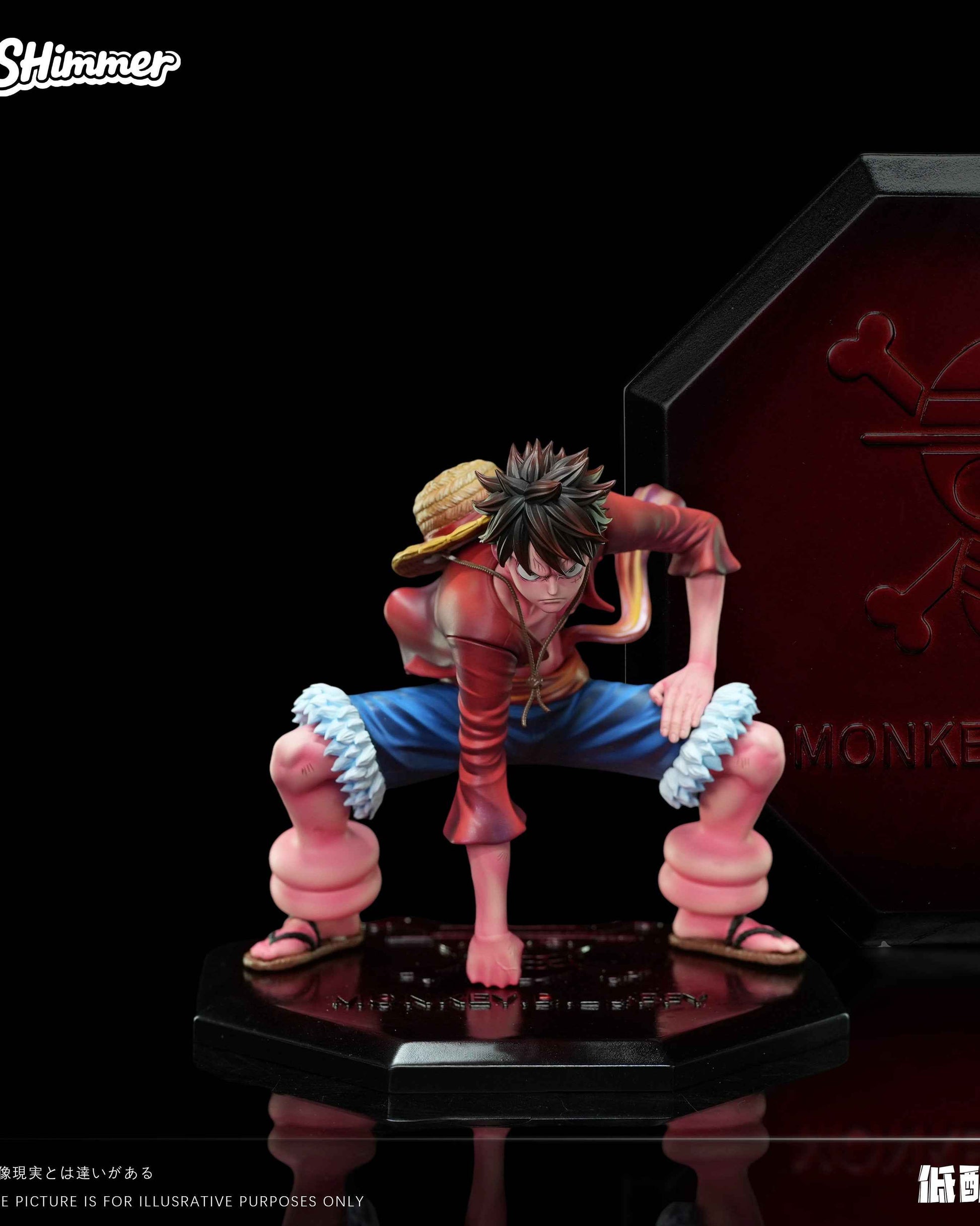 One Piece Shimmer Studio Monkey D. Luffy Gear 2nd Resin Statue