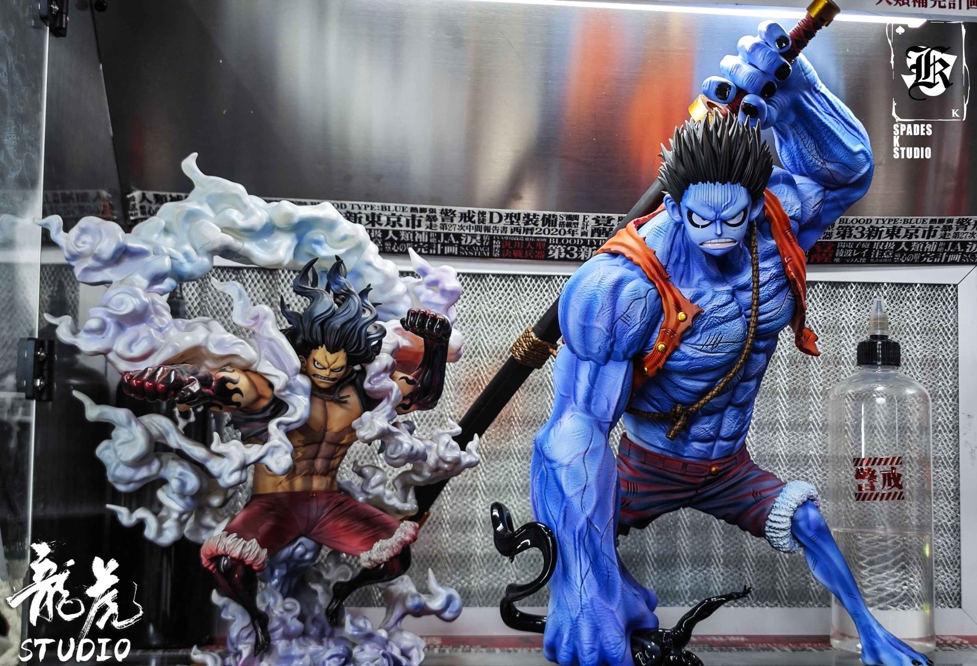 One Piece Spades K "SPK" Studio Nightmare Monkey D. Luffy Resin Statue