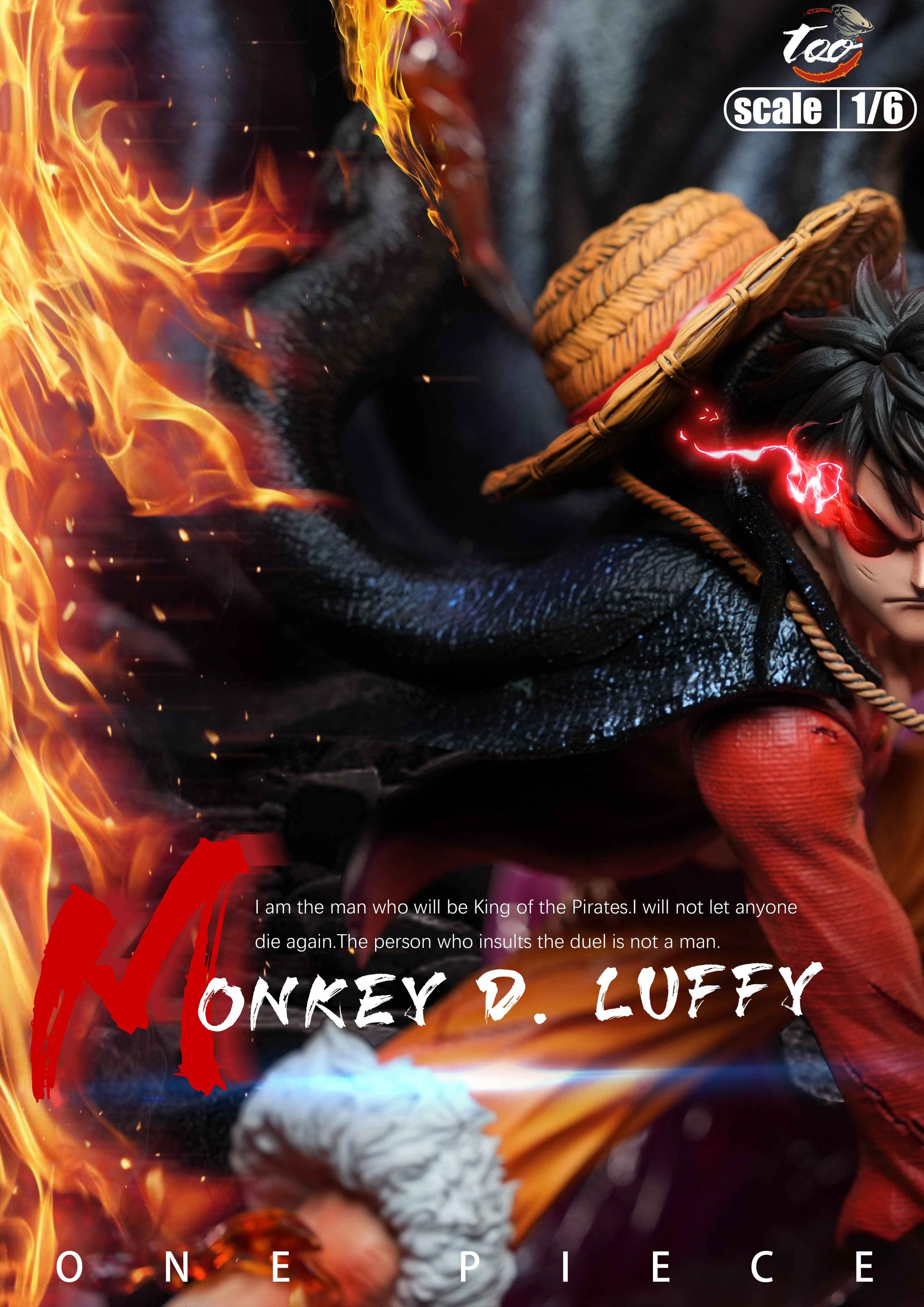 One Piece Too Studio Monkey D. Luffy Onigashima Resin Statue