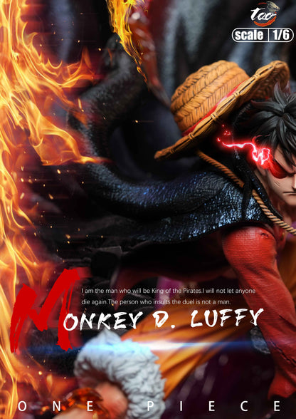 One Piece Too Studio Monkey D. Luffy Onigashima Resin Statue