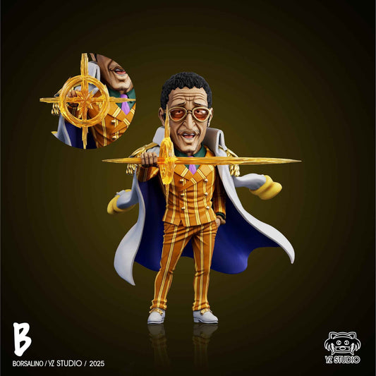 One Piece YZ Studio Borsalino Kizaru Egghead Arc WCF Scale Resin Statue