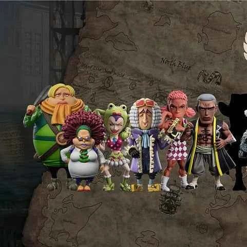 One Piece YZ Studios Baroque Works Mr. 3 Galdino & Miss Goldenweek Marianne Resin Statue