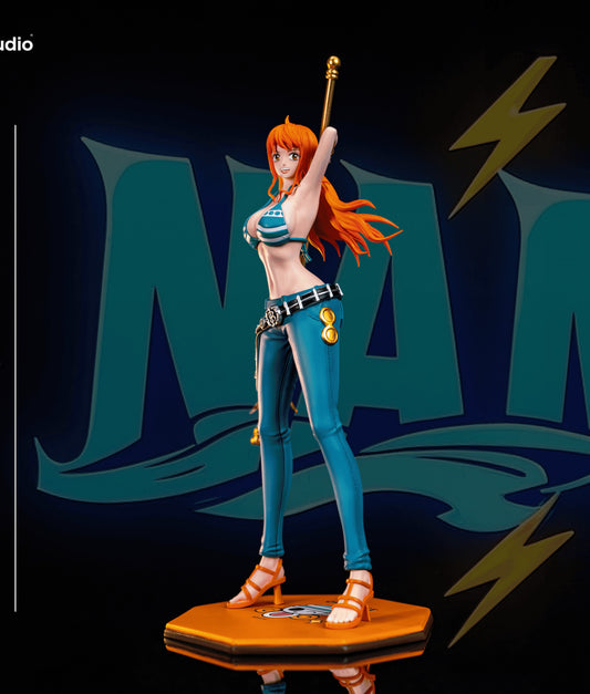 One Piece YuXing Studio x EQ Studio Nami Resin Statue