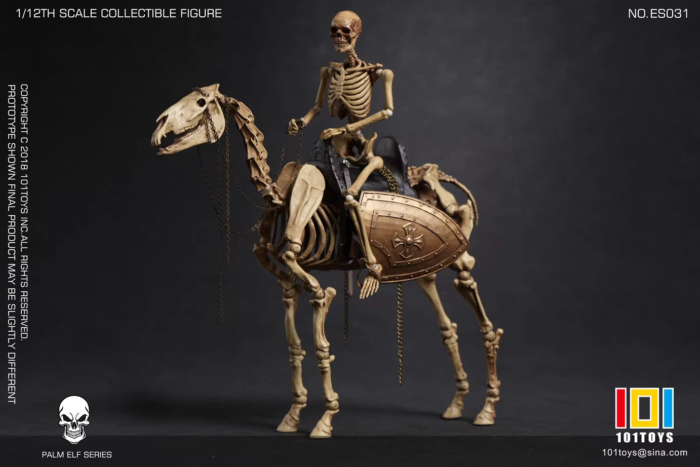 Original Design 101Toys PALM ELF SERIES Skeleton movable horse series set 1/12 Licensed Action Figure