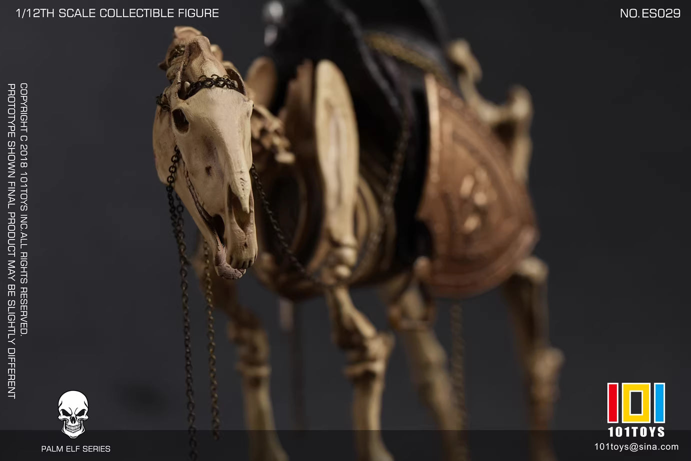 Original Design 101Toys PALM ELF SERIES Skeleton movable horse series set 1/12 Licensed Action Figure