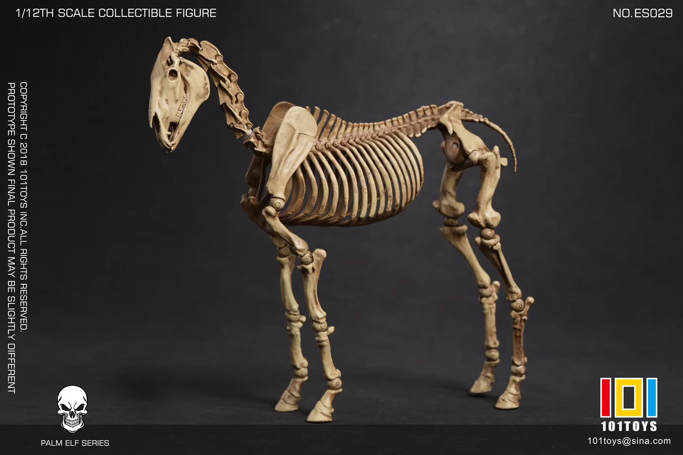 Original Design 101Toys PALM ELF SERIES Skeleton movable horse series set 1/12 Licensed Action Figure