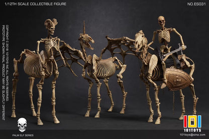 Original Design 101Toys PALM ELF SERIES Skeleton movable horse series set 1/12 Licensed Action Figure
