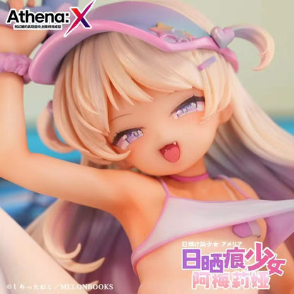 Original Design Athena:X Hiyakeato Shoujo Sun-Kissed Amelia Licensed PVC Figure
