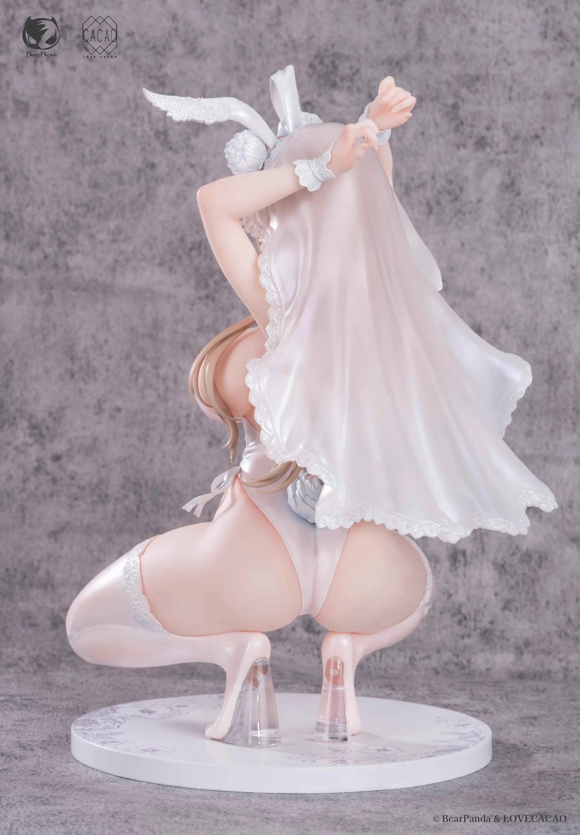 Original Design BearPanda & LOVECACAO Blossom Bunny 1/4 Licensed PVC Figure