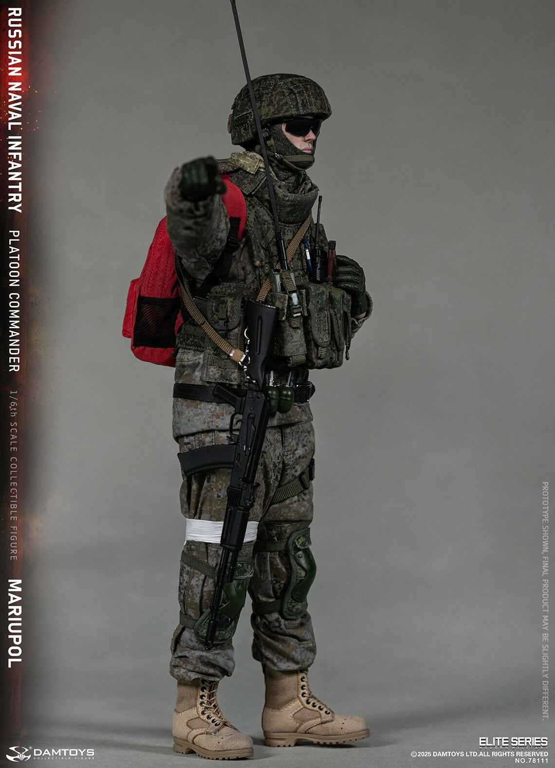 Original Design DAMTOYS Russian Navy Infantry Commander Mariupol NO.78111 1/6 Licensed Action Figure