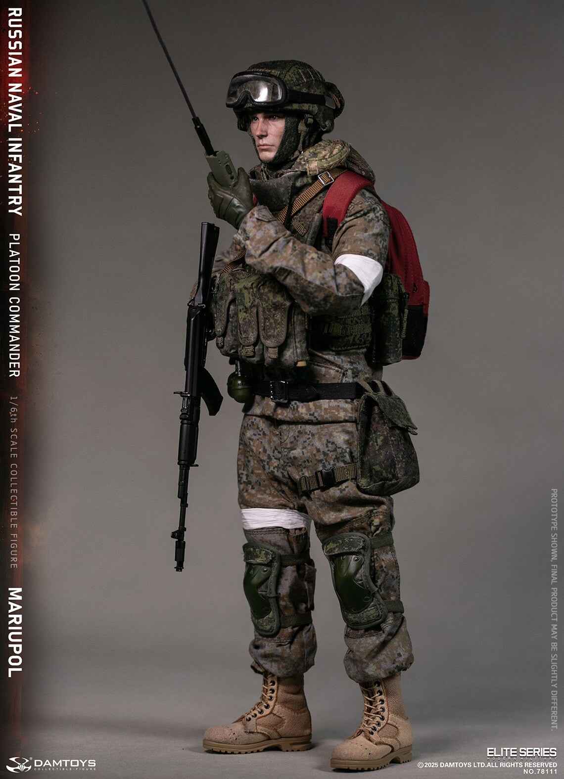 Original Design DAMTOYS Russian Navy Infantry Commander Mariupol NO.78111 1/6 Licensed Action Figure