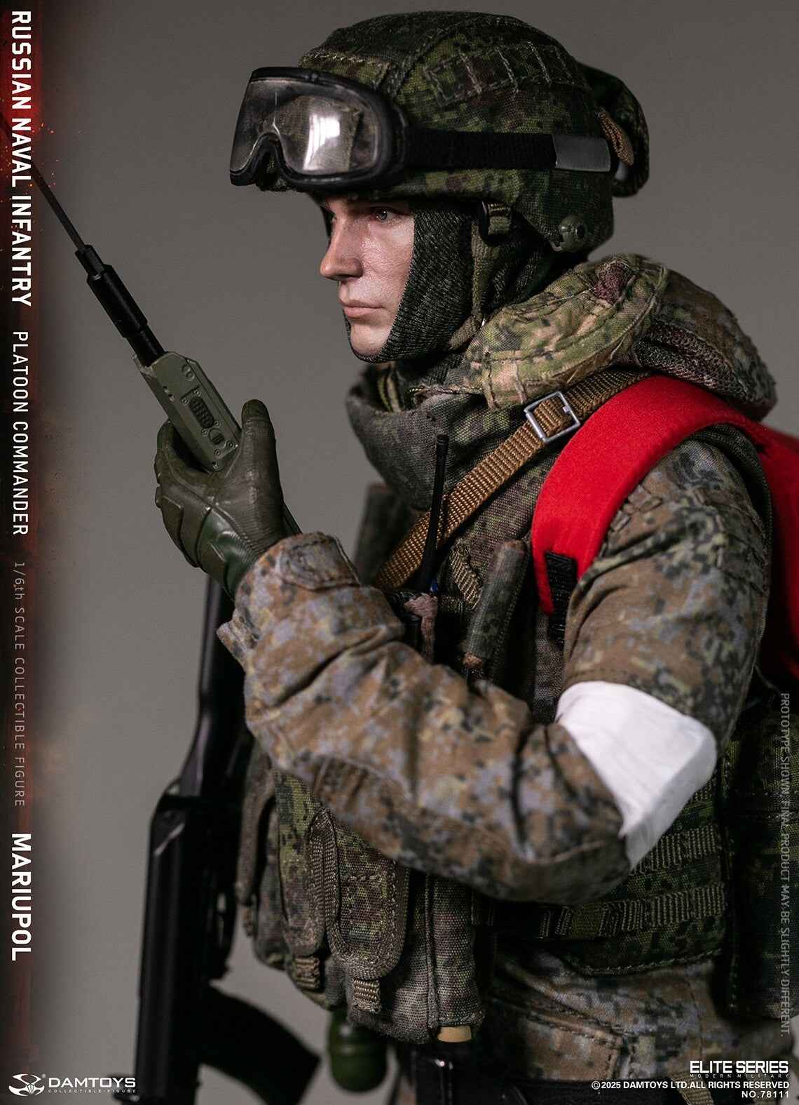Original Design DAMTOYS Russian Navy Infantry Commander Mariupol NO.78111 1/6 Licensed Action Figure