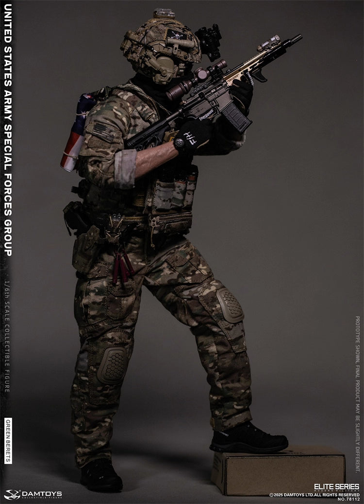 Original Design DAMTOYS U.S. Army Special Forces Group “Green Beret” NO.78112 1/6  Licensed Action Figure