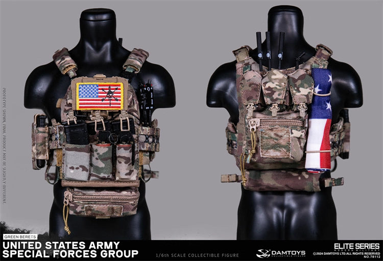 Original Design DAMTOYS U.S. Army Special Forces Group “Green Beret” NO.78112 1/6  Licensed Action Figure
