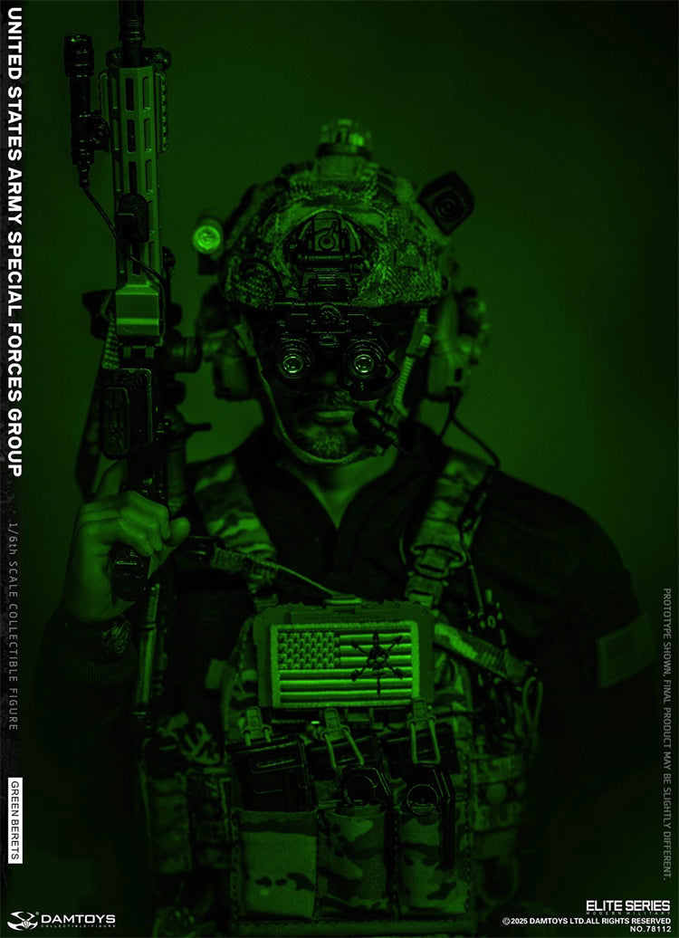 Original Design DAMTOYS U.S. Army Special Forces Group “Green Beret” NO.78112 1/6  Licensed Action Figure