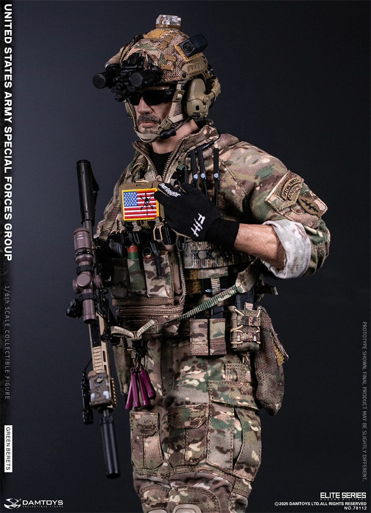 Original Design DAMTOYS U.S. Army Special Forces Group “Green Beret” NO.78112 1/6  Licensed Action Figure