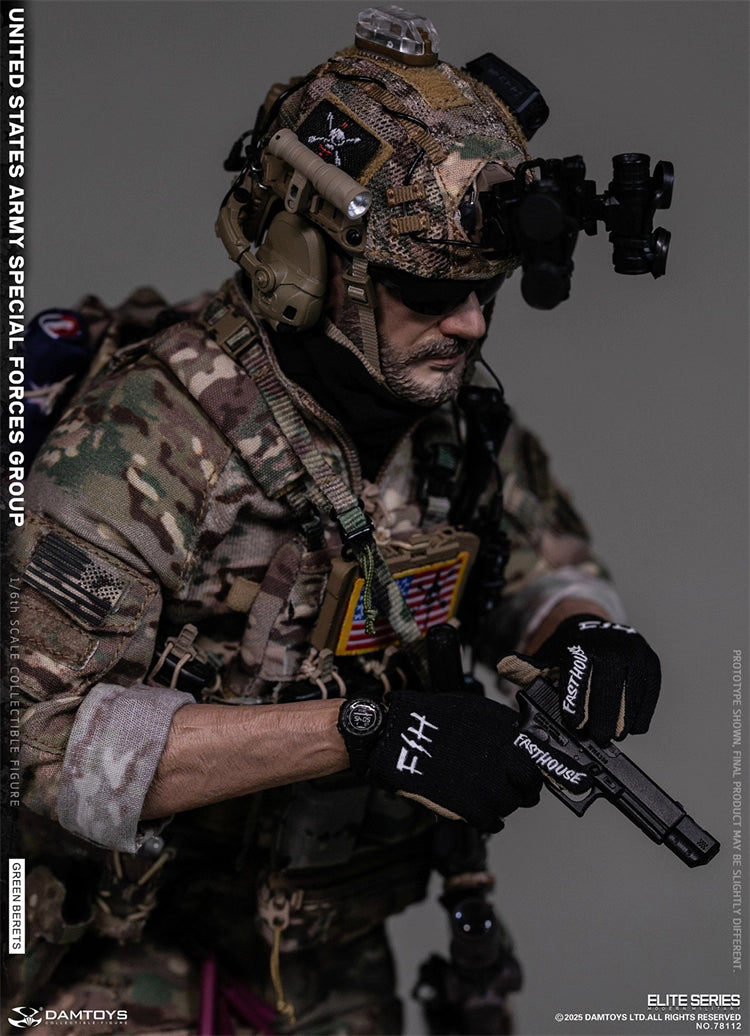 Original Design DAMTOYS U.S. Army Special Forces Group “Green Beret” NO.78112 1/6  Licensed Action Figure