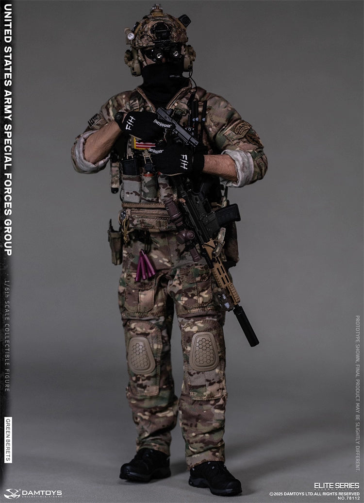 Original Design DAMTOYS U.S. Army Special Forces Group “Green Beret” NO.78112 1/6  Licensed Action Figure