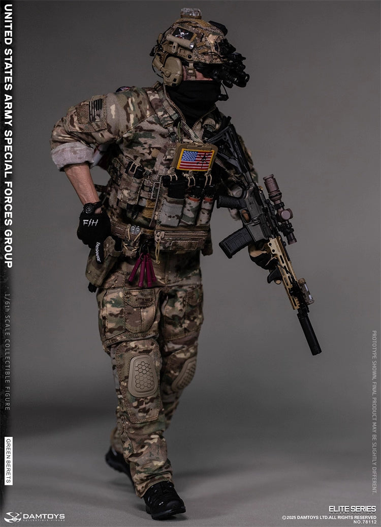 Original Design DAMTOYS U.S. Army Special Forces Group “Green Beret” NO.78112 1/6  Licensed Action Figure