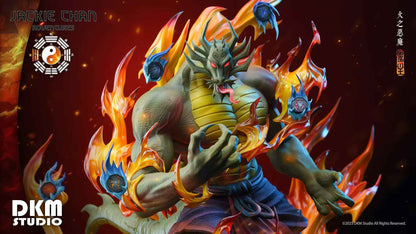 Jackie Chan Adventures DKM Studio Demon of Fire Shendu Resin Statue