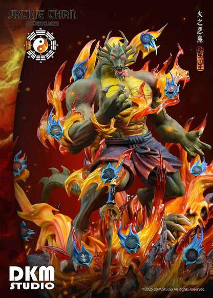 Jackie Chan Adventures DKM Studio Demon of Fire Shendu Resin Statue
