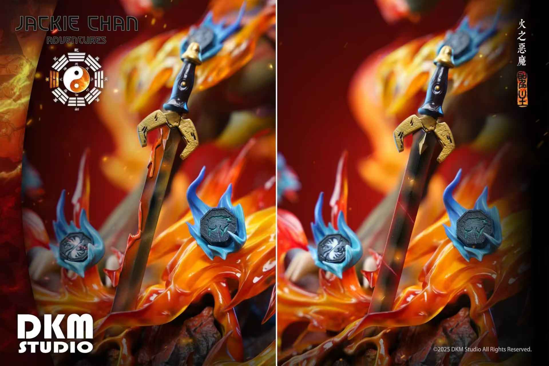 Jackie Chan Adventures DKM Studio Demon of Fire Shendu Resin Statue
