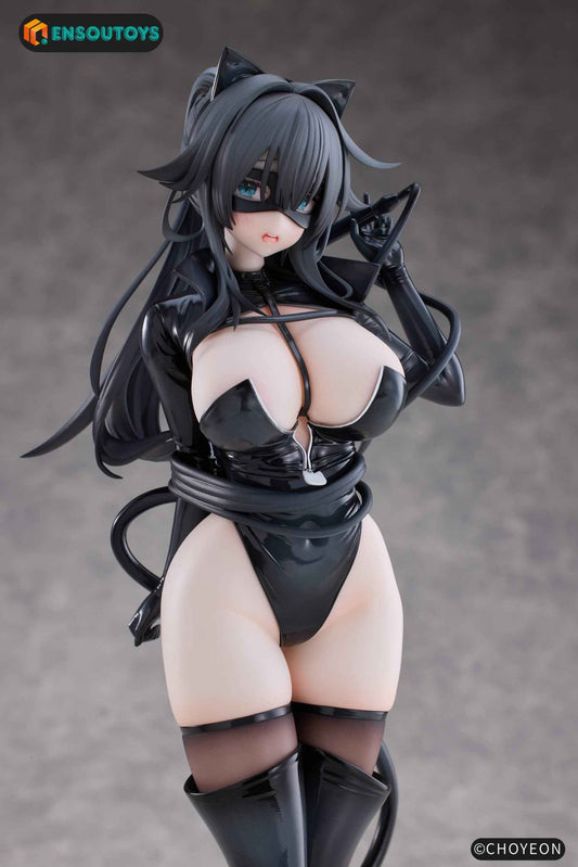 Original Design EnsouToys Catgirl Happy-chan 1/6 Licensed PVC Figure