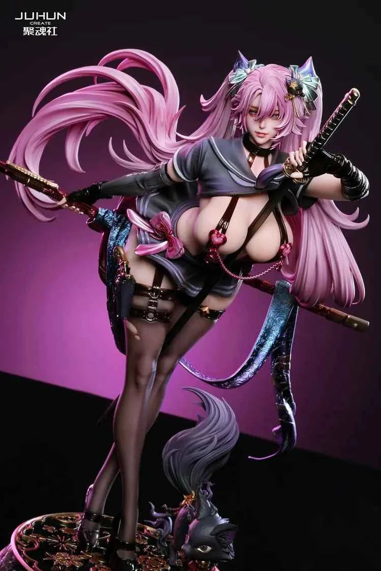 Original Design JuHun Create Studio Demon Slaying Girl Aya 1/4 Licensed Resin Statue
