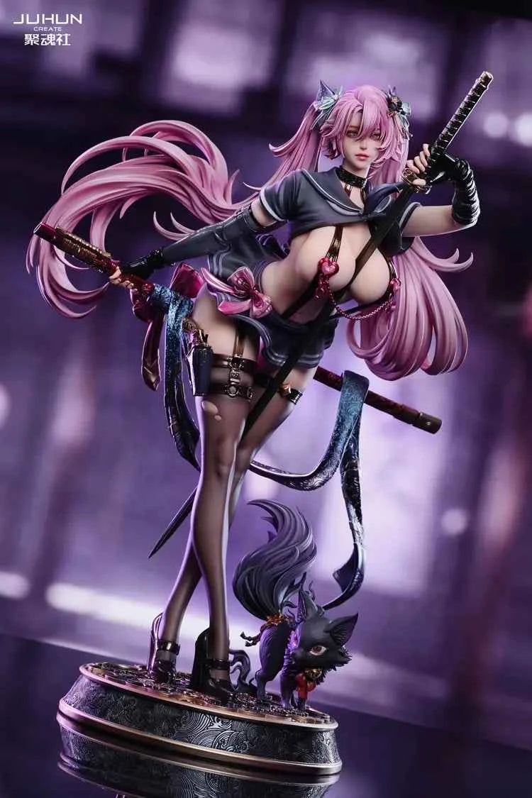 Original Design JuHun Create Studio Demon Slaying Girl Aya 1/4 Licensed Resin Statue