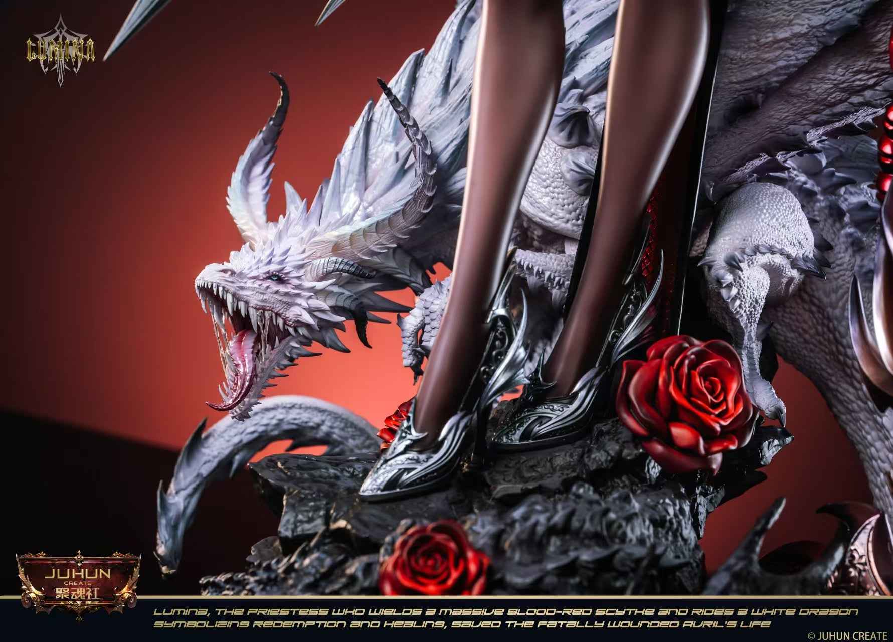 Original Design JuHun Create Studio Dragon-Taming Priestess Lumina 1/4 Licensed Resin Statue