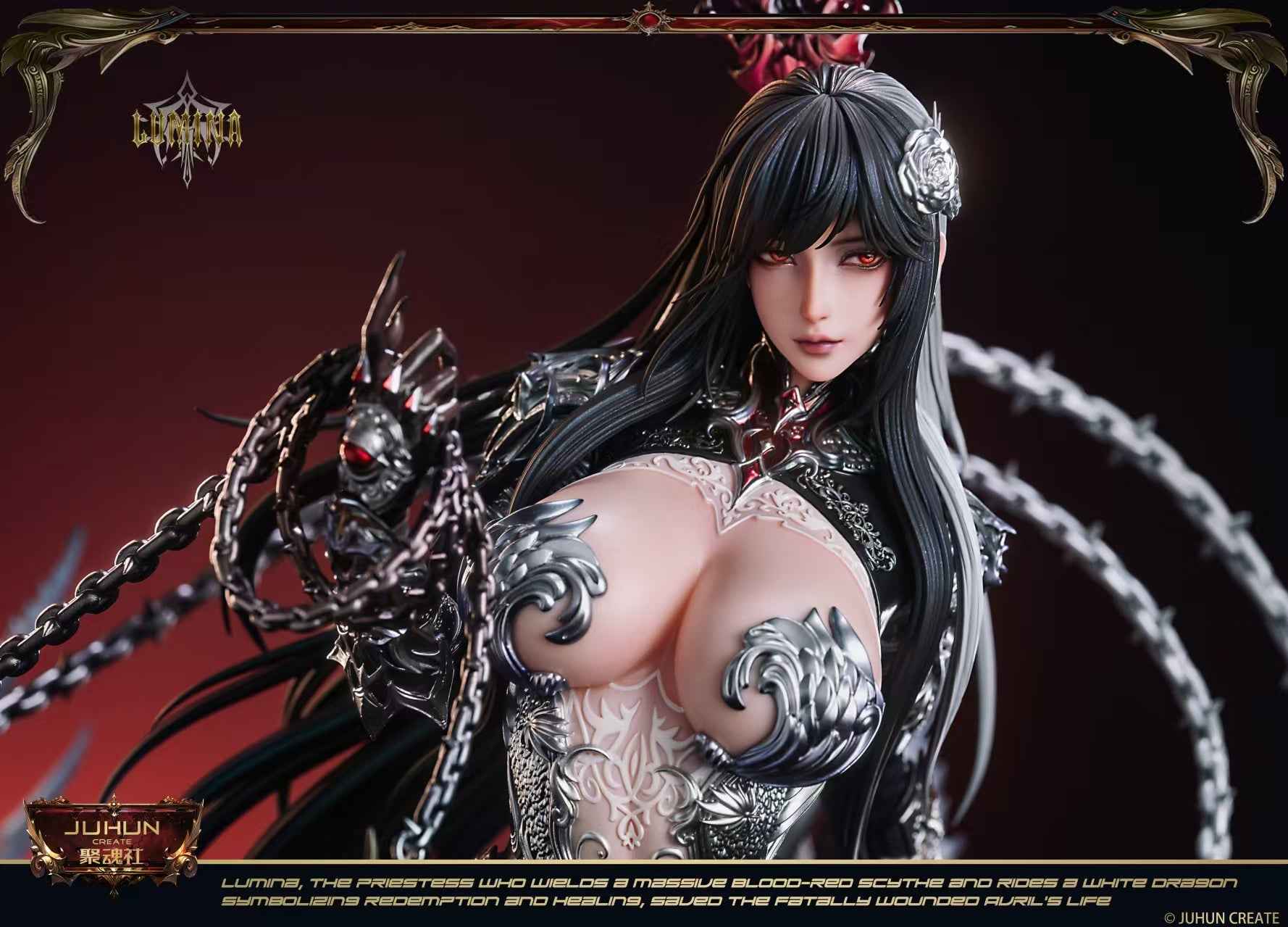 Original Design JuHun Create Studio Dragon-Taming Priestess Lumina 1/4 Licensed Resin Statue