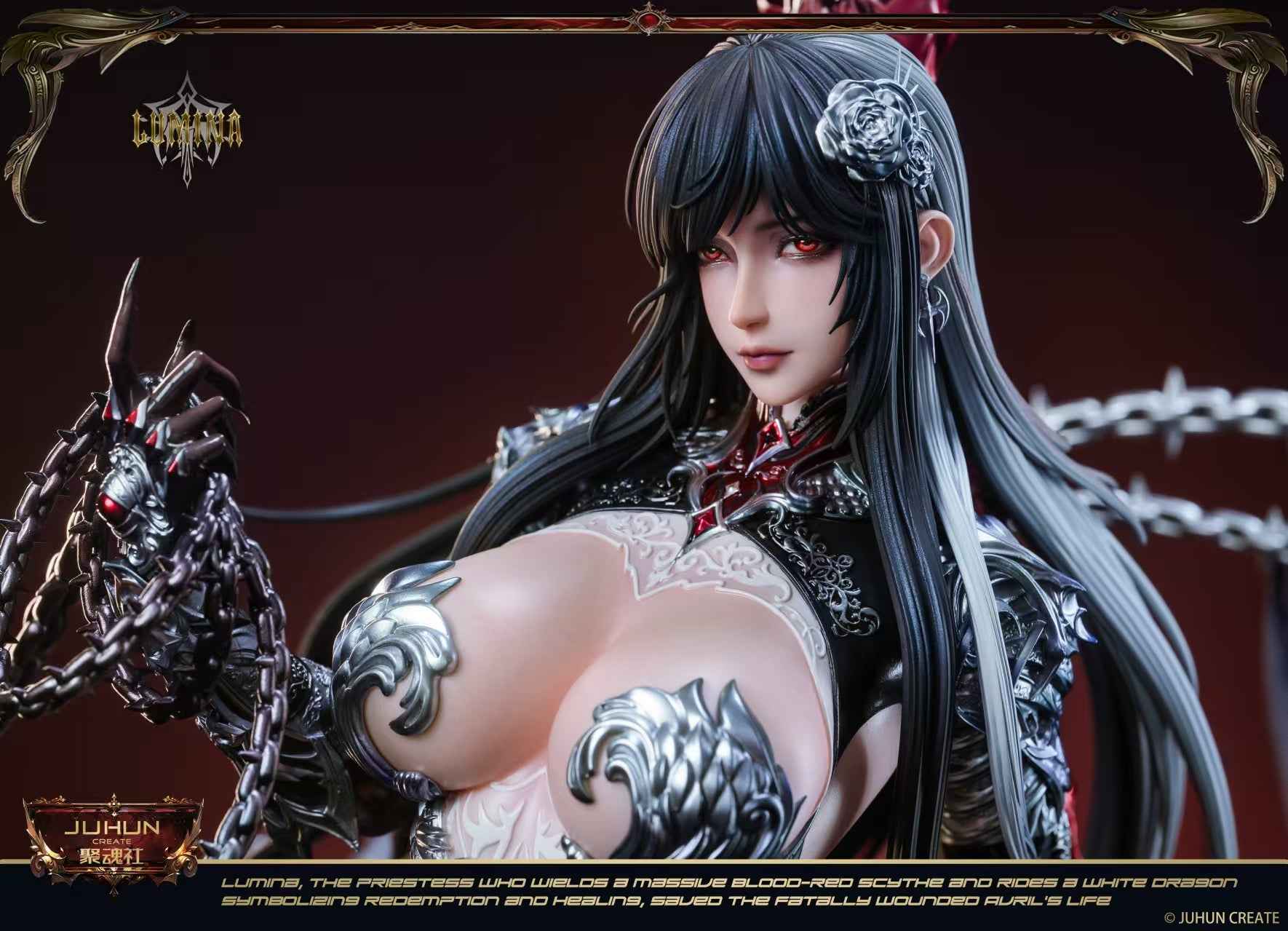 Original Design JuHun Create Studio Dragon-Taming Priestess Lumina 1/4 Licensed Resin Statue